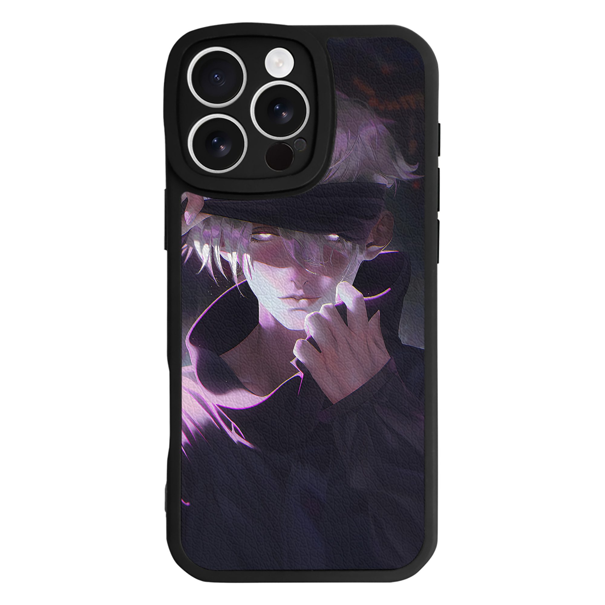 （画像用） 呪術廻戦 Jujutsu Kaisen 【iPhone 16シリーズ対応】シリコンスマホケース（レザー調） 材質：シリコン